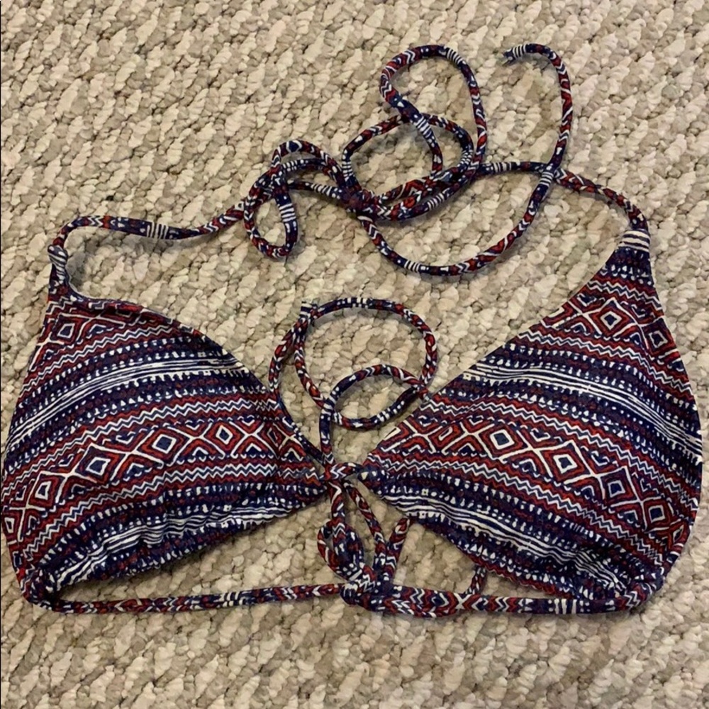 Volcom triangle bikini top
